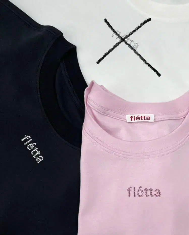 플레따 반팔티 sleeve short tee 핑크 레몬 블랙